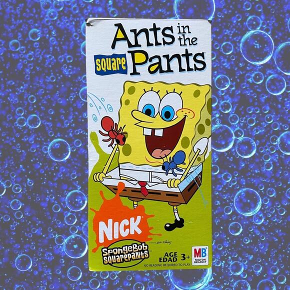 MB Spongebob Y2K 2005 Ants in the Square Pants Game - Picture 2 of 9